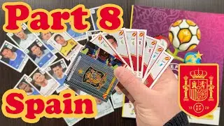 3 times European champions! Spain national football team! Panini Stickers UEFA Euro 2012. Part 8
