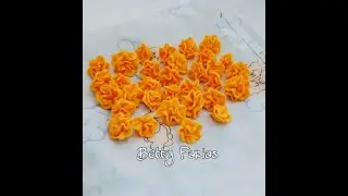 Como hacer flores de cempasúchil 💜