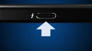 Thunderbolt 3 - The fastest and most versatile connection.