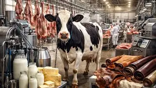 Inside Modernized Cow | Meat, Leather & Oil | From Giant Hides to High-End Industrial Process
