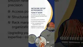 Network Setup in Progress &ndash; Team at Work