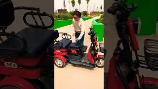 Pick up and drop scooter #scooter #tricycle #pickup  #racing #2025 #bike l