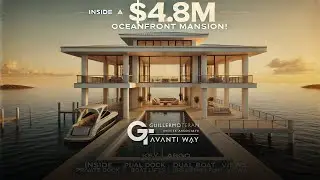 INSIDE a $4.8M Key Largo Oceanfront Mansion! 🌊 Private Dock, Dual Boat Lifts & Luxury Living