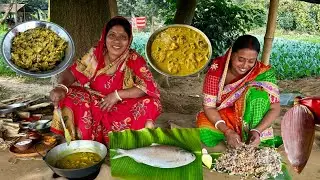 এত টেস্টি ইলিশ ভাপা বাড়িতে আগে কখনও খাইনি। সাথে কলার মোচার ঘন্ট।।