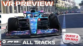F1 22 VR Gameplay - ALL TRACKS - Immortal Music Montage