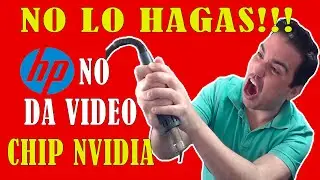 🔴 QUE SEÑAL MEDIMOS PARA DESCARTAR CHIP DE VIDEO? HP 15T / 17T ENCIENDE Y NO DA VIDEO CHIP NVIDIA.