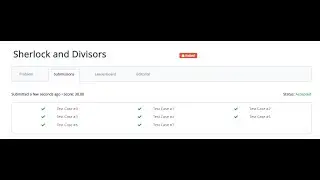 sherlock and divisor  #hackerrank