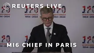 LIVE: MI6 chief speaks at the British embassy in Paris