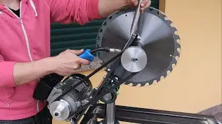Come Fare Sega Circolare Usando Tornio E Fresa Parte 4/4 [ How To Make A Fast DIY Cutting Machine ]
