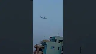 Kuwait Airways flight flying for the sky and Landing 🛬🛬 Tribhuwan international airport Kathmandu