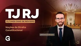 Concurso TJRJ | Últimas dias de Revisão: Noções de Direito Constitucional