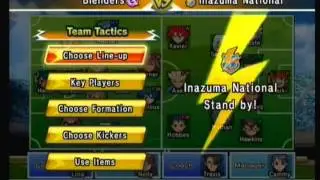 Inazuma Eleven Strikers Wii | Blenders or Boys' Team (Custom Team) vs Inazuma National