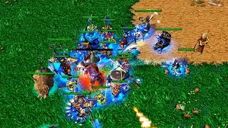 Cenarius - The DemiGod VS All Orc Heroes Warcraft 3 (Level 10 Heroes)