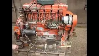 Lister 6 Cylinder Diesel Engine HR6. 82.5HP