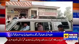 Gujrat police outpost operation against illegal encroachments, Main Road Vagzar
