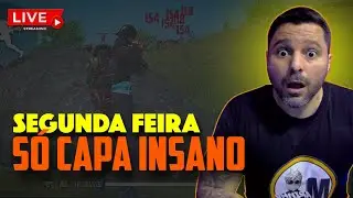 🔥FREE FIRE AO VIVO 🔥1 SEGUNDA - S&Oacute; CAPA INSANO🔥DETONANDO NA RANK