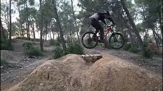 Small jump (I am not very good) #mtb #bike #bmx #downhill #jump 