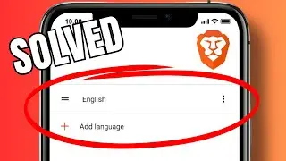 How to set a preferred language in Brave browser