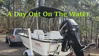 Wild blue Whaler back out on the water at Atlanta State Park! State park scratchoff!