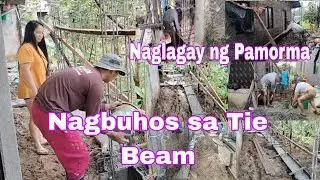 Day 5 Nag Buhos ng Tie Beam Vlog#703