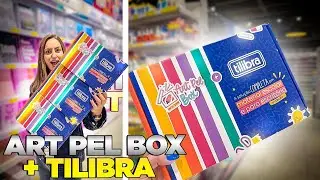 UNBOXING DA CAIXA DE 1 ANO DE ART PEL BOX JUNTO COM A TILIBRA | PAPELARIA ART PEL