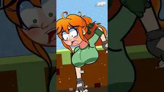 How To Take Fall Damage In Minecraft(Minecraft Animation) #animationmeme #minecraft #minecraftshorts