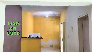 Pedreiro customiza cozinha antiga gastando muito pouco. Você vai se surpreender