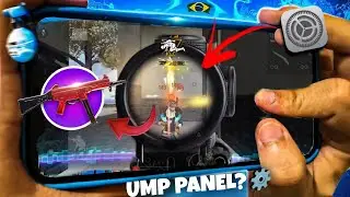 UMP PANEL REAVEL🤯❓ | UMP SCOPE IN AIM LOCK HEADSHOT TRICK🔐⚙️