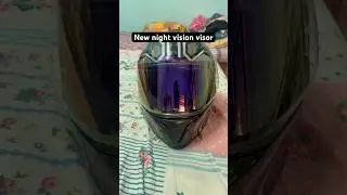 Vega bolt night vision visor revo clear purple . #helmet #vegabolt #visorwala #vega #bike #rider