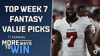 Leonard Fournette Top NFL Week 7 Fantasy Value Pick? | More Ways to Win