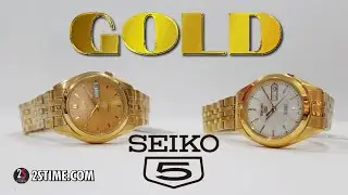 SEIKO 5 Series GOLD COLLECTION 2021 by @2stime