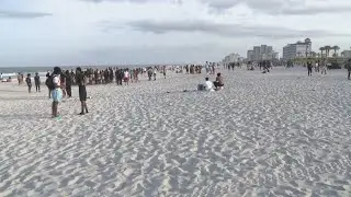 'Just seniors having fun': Police break up crowds at Jacksonville Beach during senior skip day