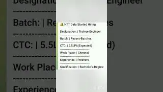 NTT Data Off-campus Drive 2025 hiring Trainee Engineer | Bachelor&rsquo;s Degree