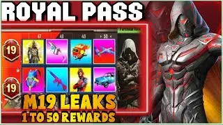 M19 ROYALPASS 1 TO 50 RP REWARDS | M19 ROYALPASS REWARDS | M19 RP REWARDS | PUBG MOBILE | BGMI