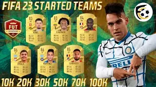 FIFA 23 BEST STARTED ULTIMATE TEAMS! FIFA 23 10K 20K 30K 50K 70K 100K SQUAD BUILDER WITH AI! #1