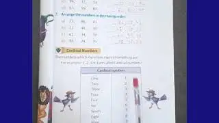 Cardinal , Ordinal Number Class 1