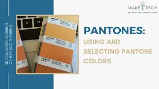 Using and Selecting Pantone Colors