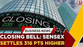 Closing Bell: Sensex settles 316 pts higher, Nifty above 25,550; NTPC rises 3%, L&T 2%|Business News