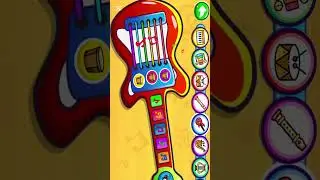 Colorful Guitar Sounds 🎸 Fun Music for Kids | Baby Learning Toy #kidsmusic #kidmusician #babymusic