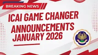 Breaking News | ICAI Game Changer Announcement CA Exam January 2026 Exams