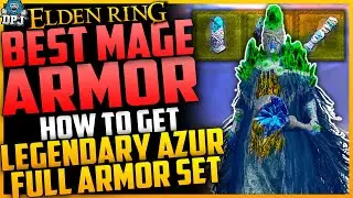 Elden Ring BEST MAGE BUILD ARMOR - LEGENDARY AZUR ARMOR SET - How To Get Azur Legendary Mage Armor
