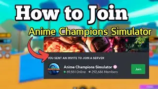 How to Join Anime Champions Simulator Roblox Discord Server (Mobile/Pc) 2024