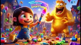 The Magic Paintbrush: Mia&rsquo;s Incredible Adventure of Kindness and Greed!