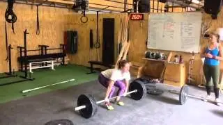 Deep Power Clean  65 x 1 rep by Amanda Winther Manfeld Simonsen