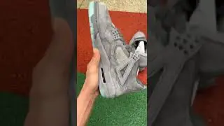 aj4涂鸦kaws size：women 36-38 men 40-46 4KAWS x Air Jordan AJ4 KAWS 涂鸦 灰麂皮