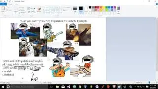 Population VS Sample Example