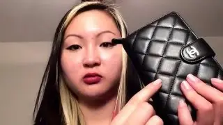 Difference between patent, lamb skin and caviar leather from Chanel