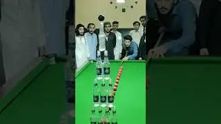 Real Snooker Trick Shot On Black Ball #shorts
