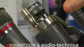 Кардиоидный инструментальный микрофон Audio Technica AE2500 с AVGIANT на выставке NAMM