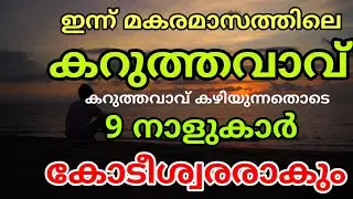 ഇന്ന് മകര മാസത്തിലെ കറുത്ത വാവ്! ഈ 9 നക്ഷത്രക്കാരുടെ തലവര മാറും 🌑 | Salt Remedy for Money & Debt